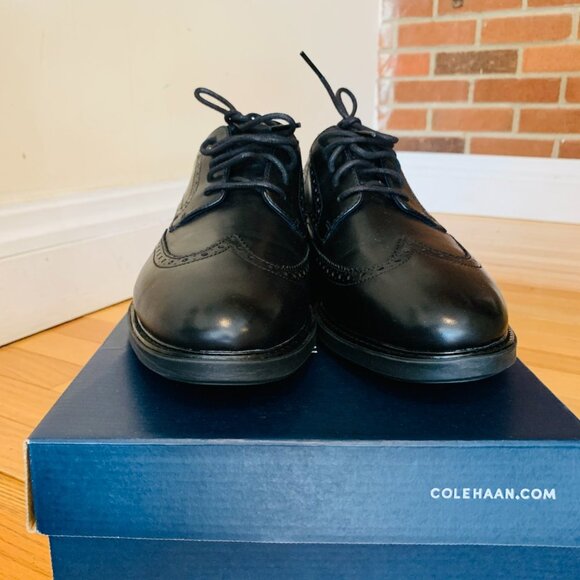COPY - Cole Haan Men's Grand Evolution Wingtip SHRTW- Black Size 11.5 - Picture 10 of 16